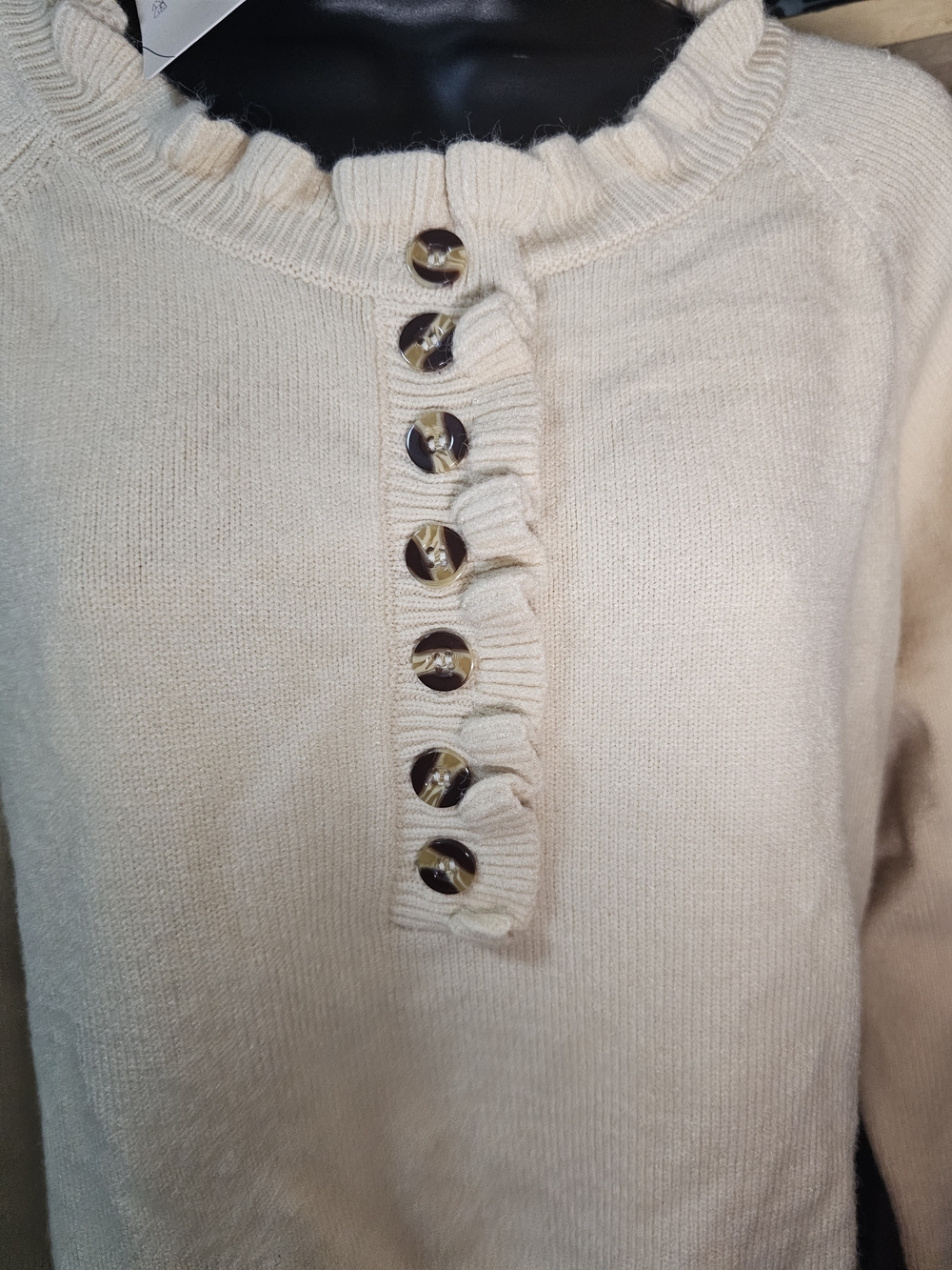 BTFBM Ivory Sweater Lg NWT - Picture 2 of 11
